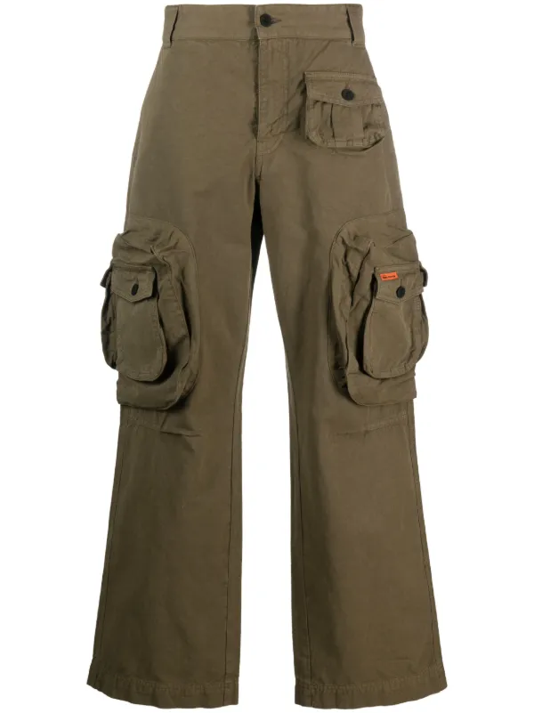 Heron Preston ストレートパンツ | グリーン | FARFETCH JP