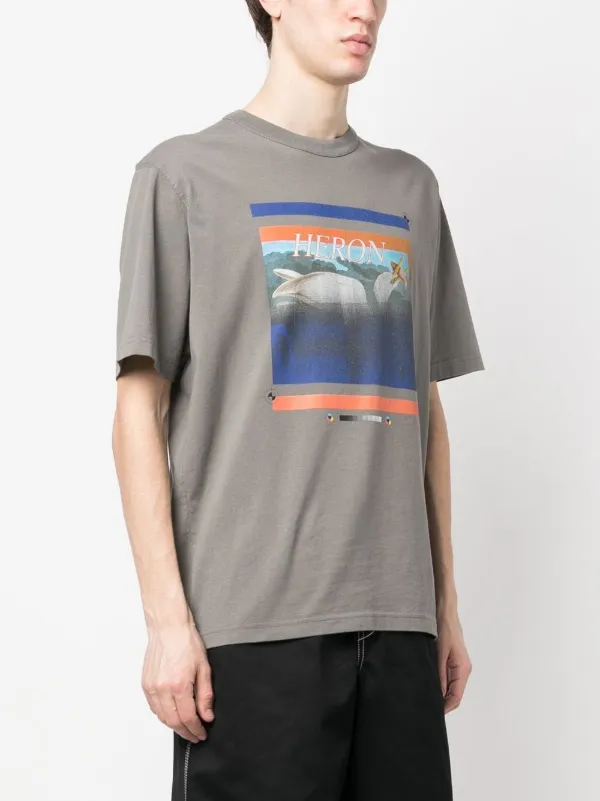 Heron Preston graphic-print Organic Cotton T-shirt - Farfetch