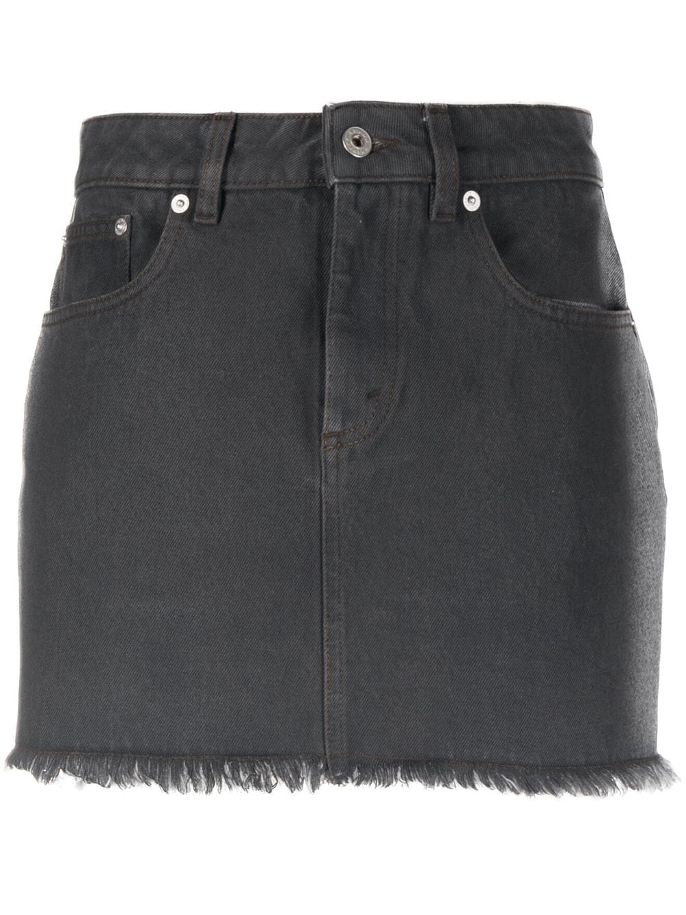 Heron Preston gradient-effect Denim Miniskirt - Farfetch