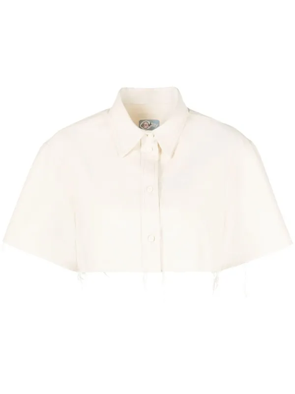 Heron Preston Ex-Ray クロップド シャツ | ホワイト | FARFETCH JP