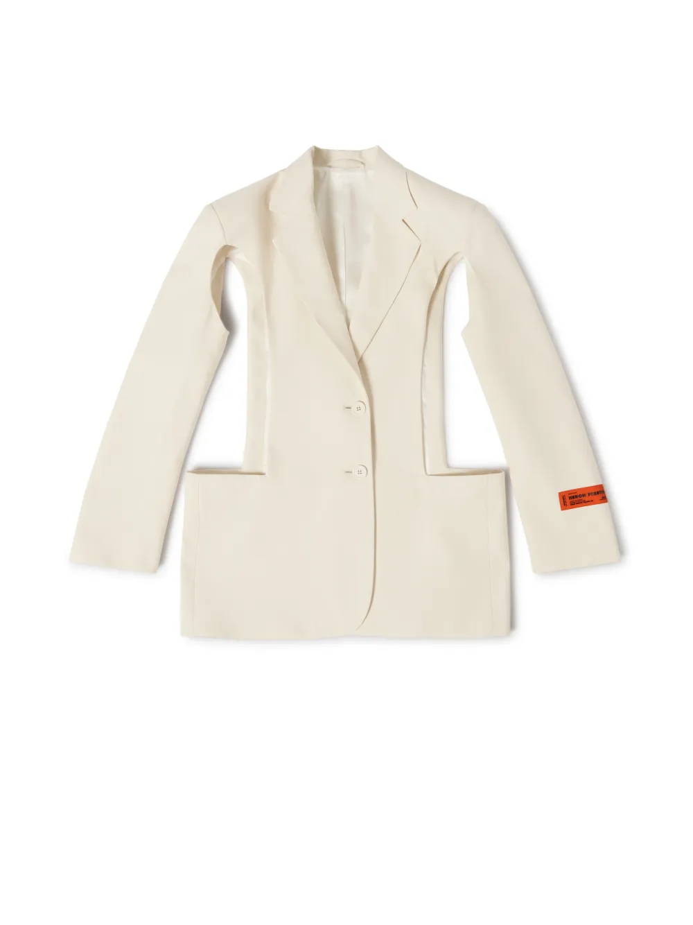 Side Cutout Canvas Blazer HERON PRESTON Official Site