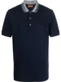 Missoni zig-zag collar polo shirt - Blue