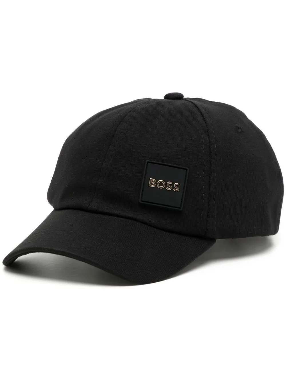 

BOSS logo-patch detail baseball cap - Black