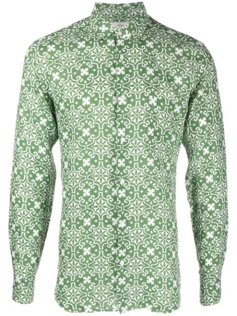 PENINSULA SWIMWEAR graphic-print long-sleeve shirt 