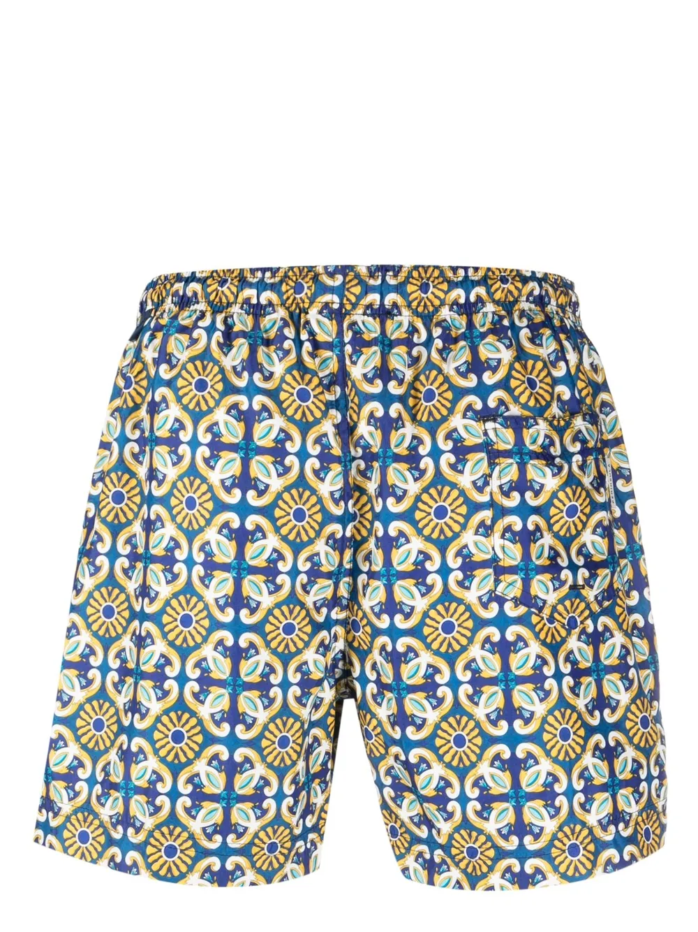 PENINSULA SWIMWEAR Zwembroek met geometrische print - Blauw