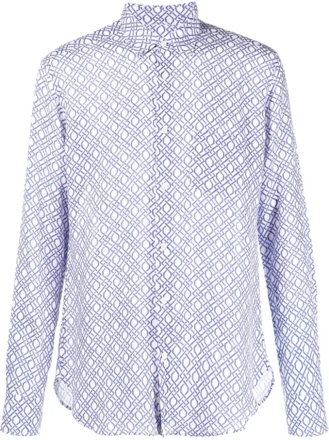 PENINSULA SWIMWEAR all-over graphic-print shirt