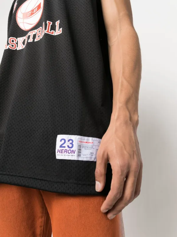 Heron Preston graphic-print Tank Top | Black | FARFETCH JO