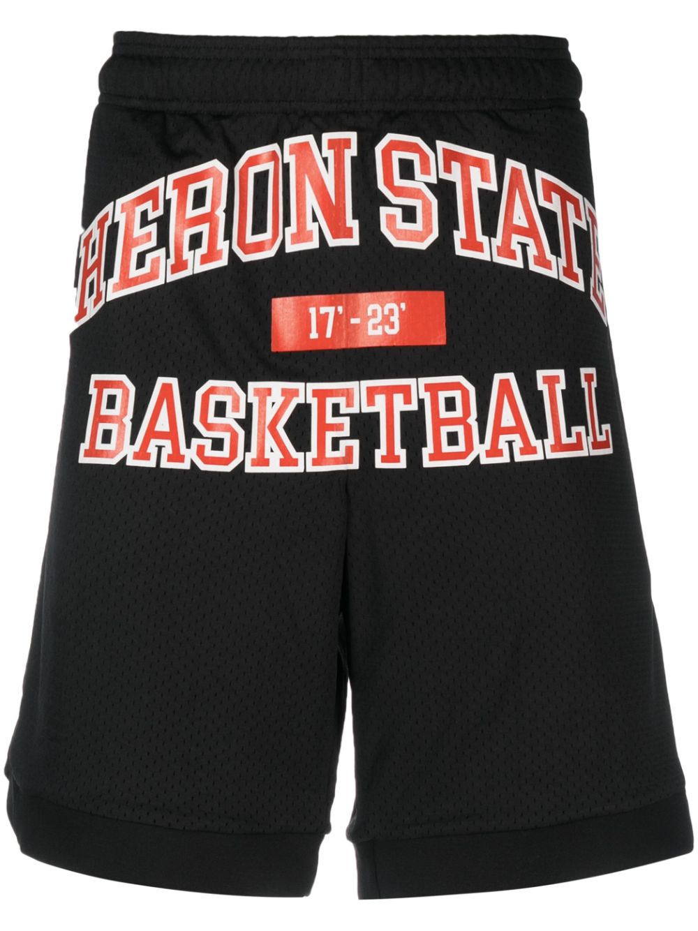 Shop Heron Preston Logo-print Basketball Shorts In Black