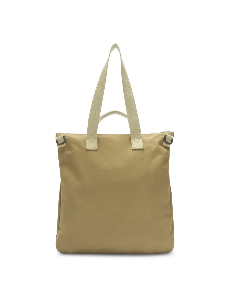 Heron Print Pattern Leather Tote Bag main image 1