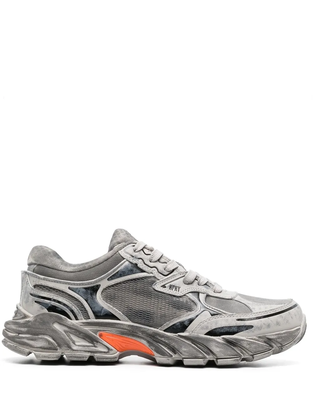 Heron Preston Block Stepper Worn Lea Sneakers - Farfetch