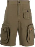 Heron Preston logo-patch cargo shorts - Green