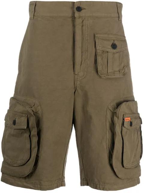 Heron Preston shorts cargo con parche del logo