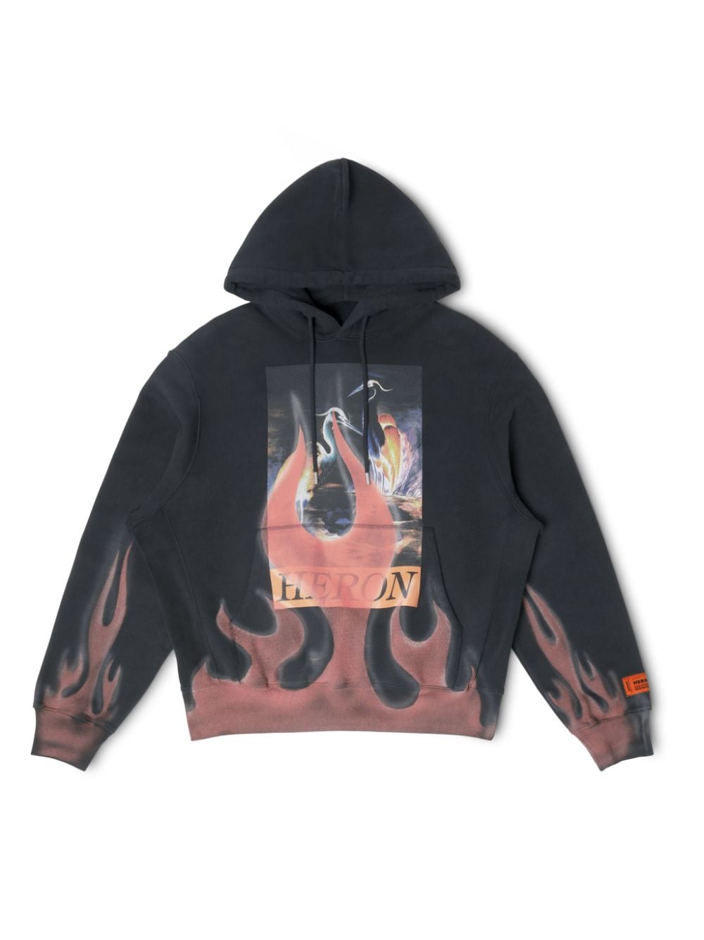 Heron Times Flames Hoodie | HERON PRESTON® Official Site