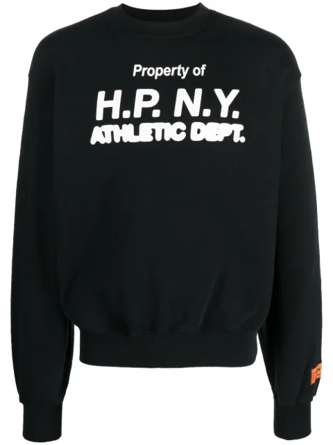 Heron Preston - logo-print organic cotton sweatshirt