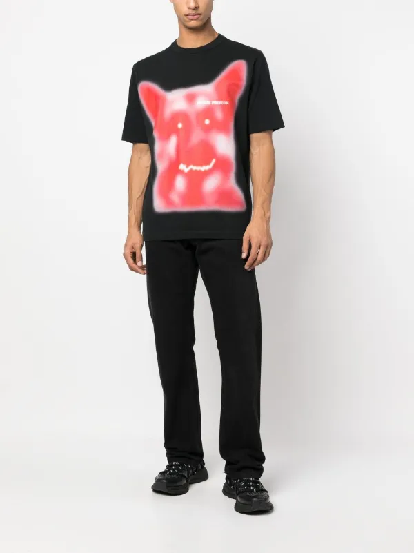 Heron Preston Beware Of Dog Tシャツ | ブラック | FARFETCH JP