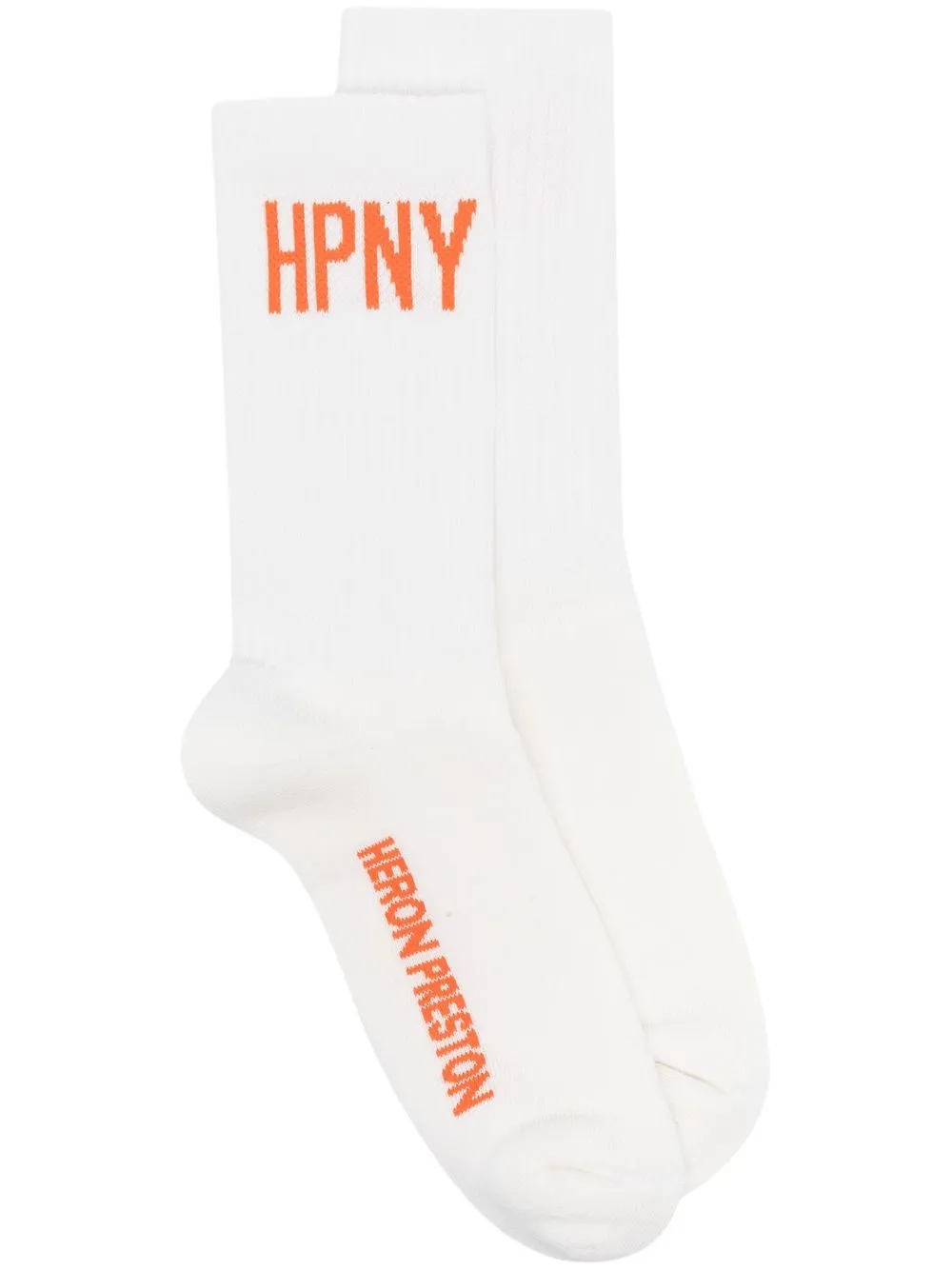 heron preston chaussettes hpny - blanc