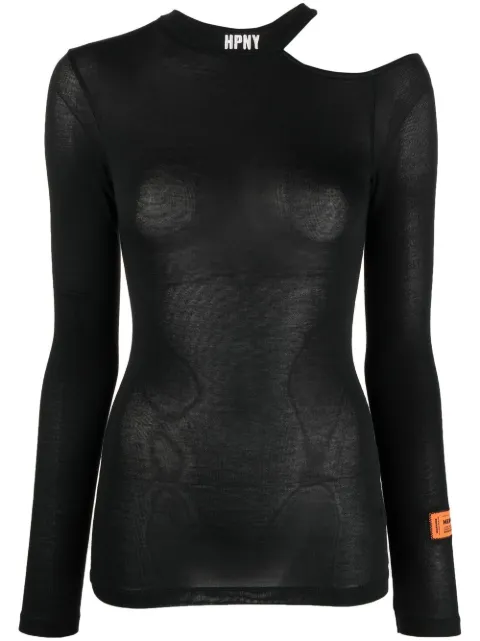 Heron Preston playera con aberturas en los hombros