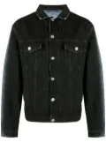 Heron Preston gradient-effect regular denim jacket - Black