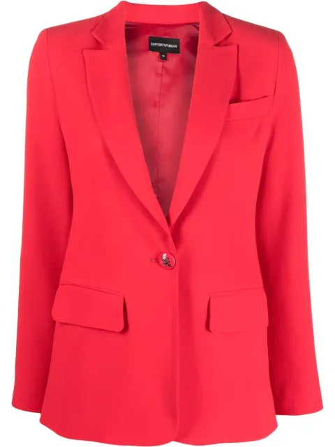 red armani jacket womens