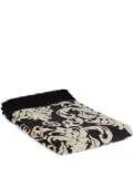 Gucci wool-cashmere damask blanket - Black