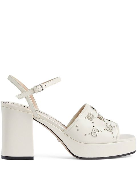 Gucci GG stud-embellished platform sandals