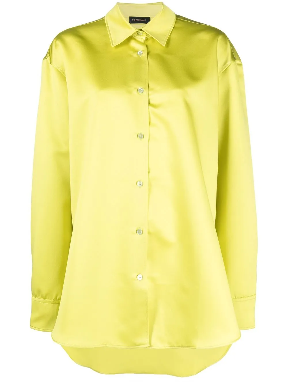 

THE ANDAMANE Oversized satin shirt - Green
