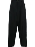 Marcelo Burlon County of Milan Feather Over pleated trousers - Black