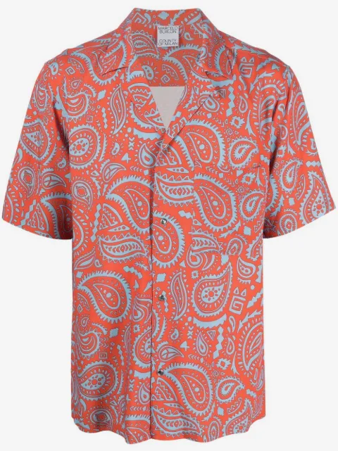 COUNTY OF MILAN paisley-print shirt 