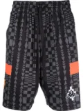 Marcelo Burlon County of Milan xKAPPA logo-patch shorts - Black