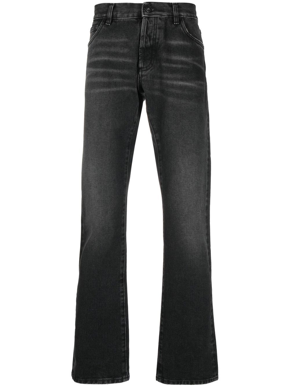 Medium Stone Cross slim-fit jeans