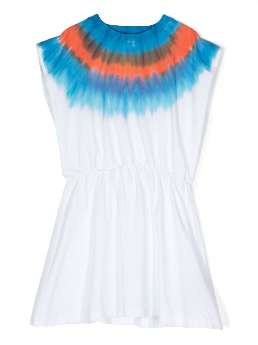 

Marcelo Burlon County Of Milan Kids Tie&Dye collar sleeveless dress - White