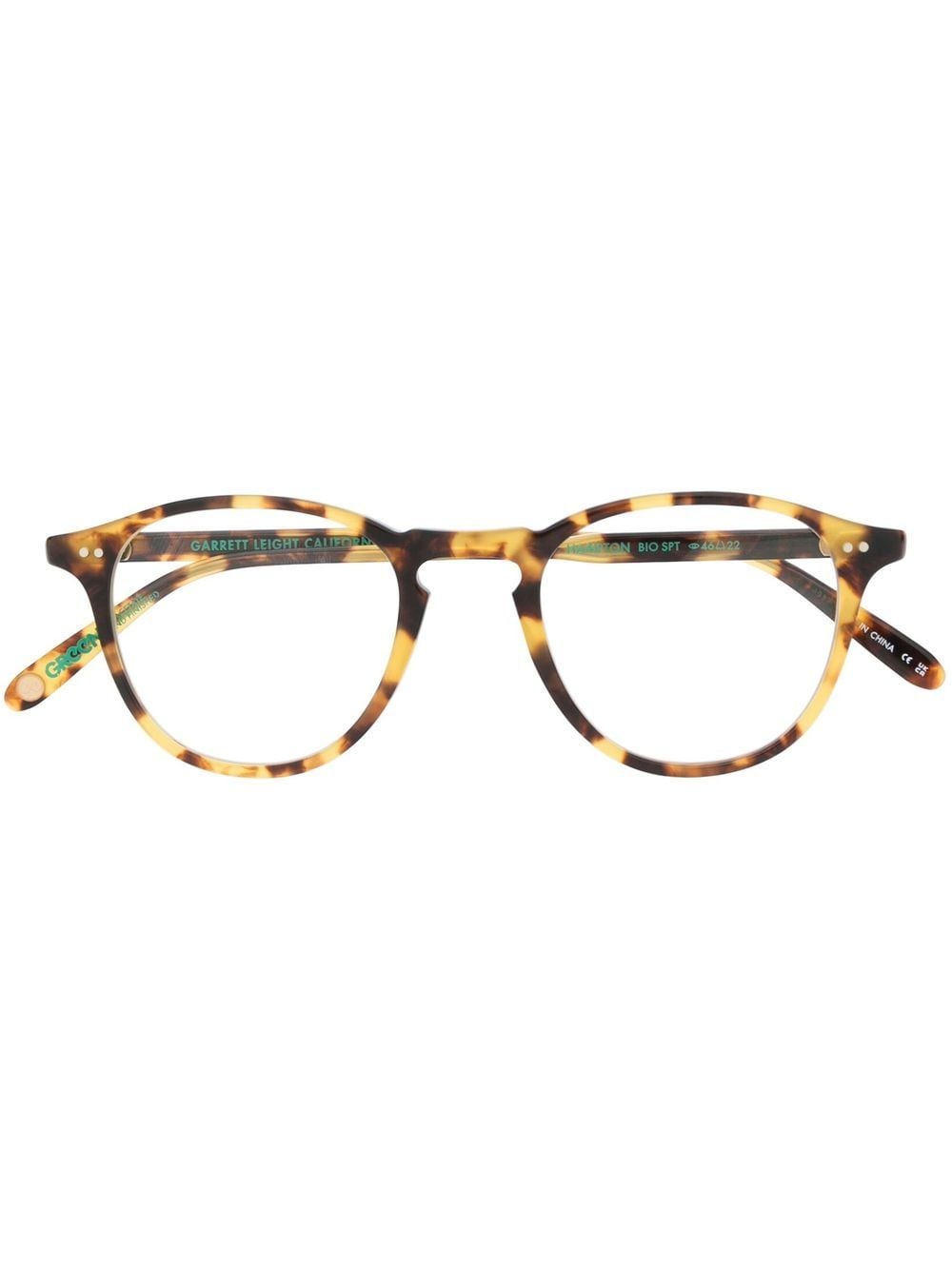 Garrett Leight Hampton Round-frame Optical Glasses