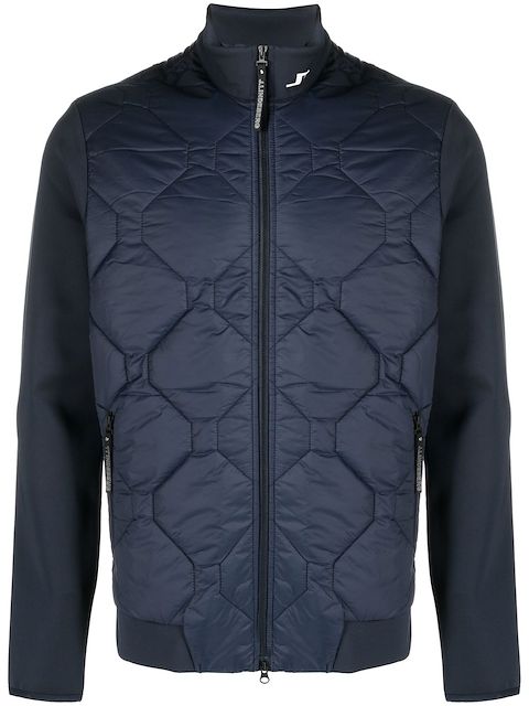 J Lindeberg quilted panelled performance jacket 
