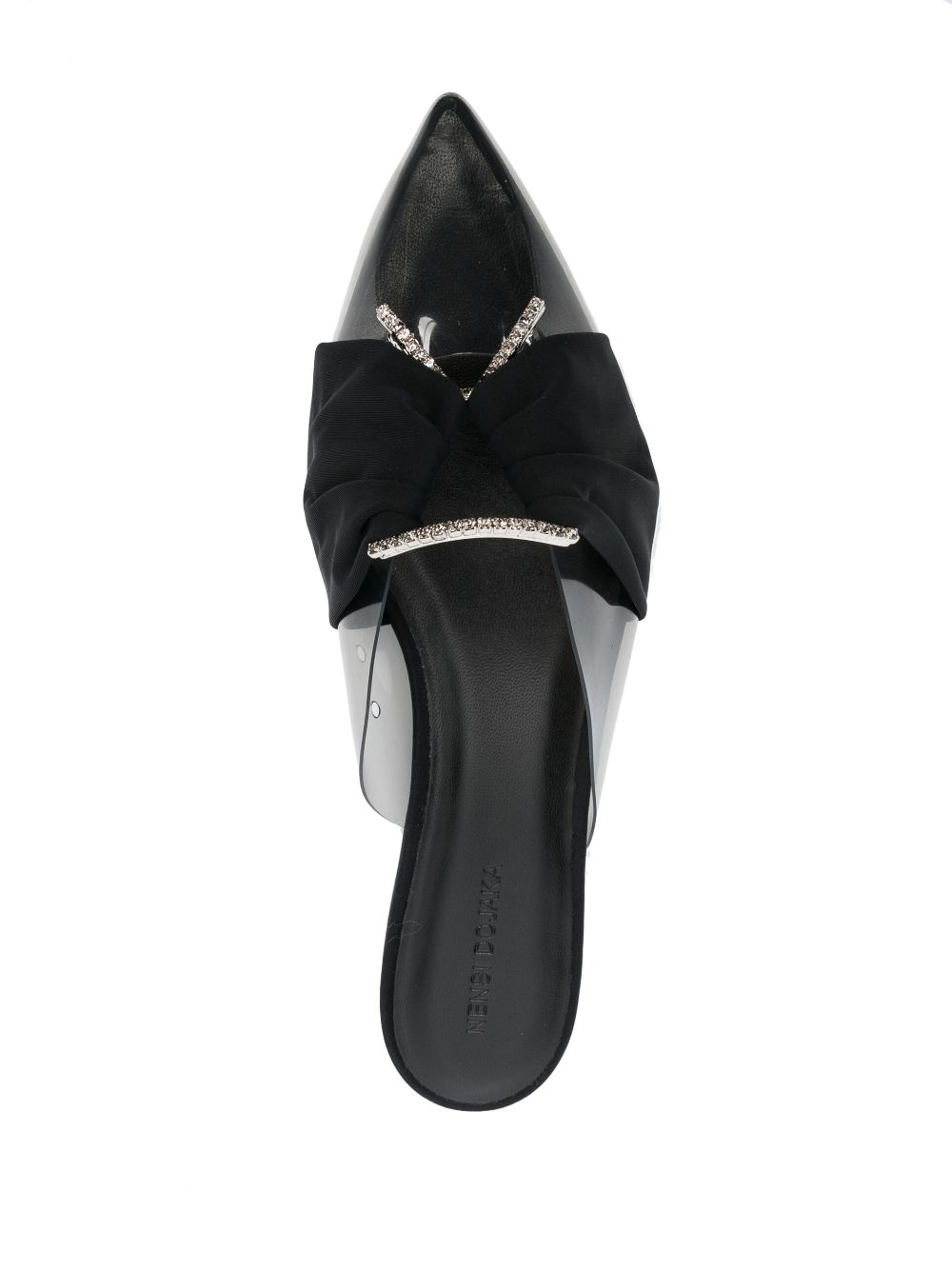 Womens black flat on sale mules