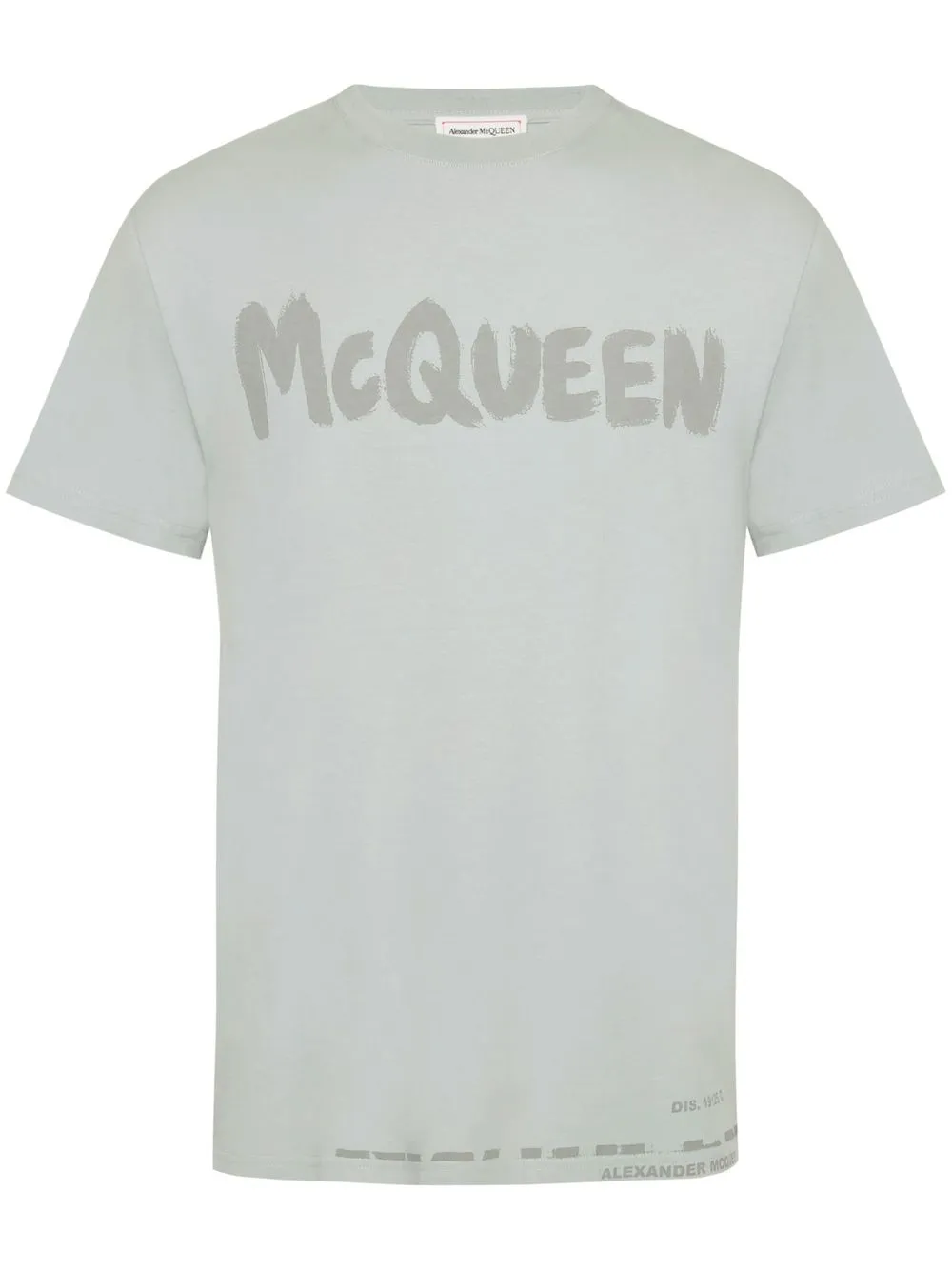 

Alexander McQueen logo-print detail T-shirt - Grey