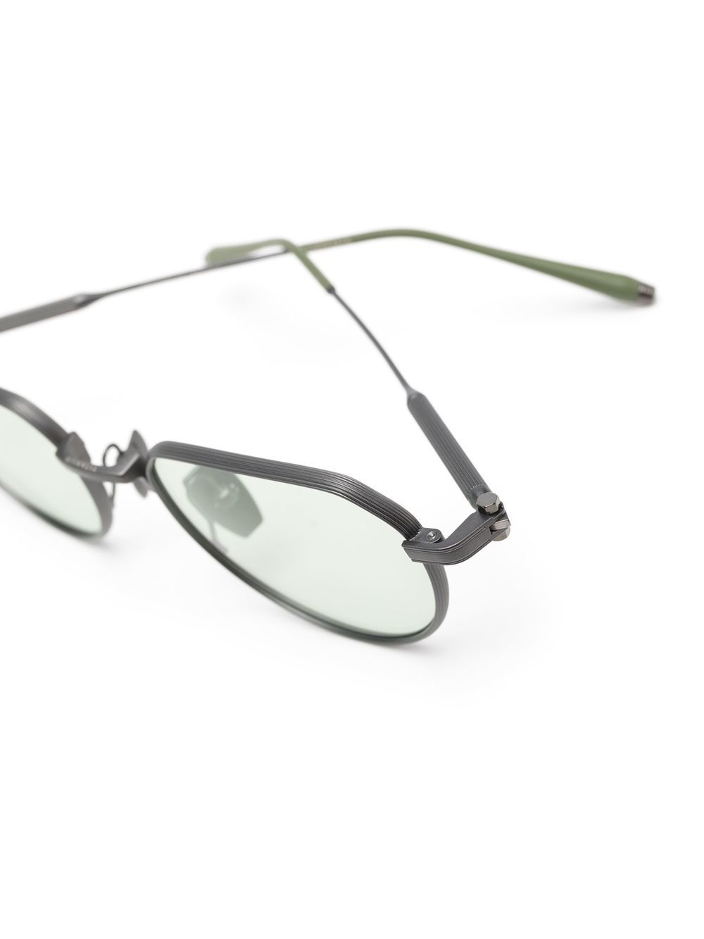 Akoni Artemis round-frame Glasses - Farfetch