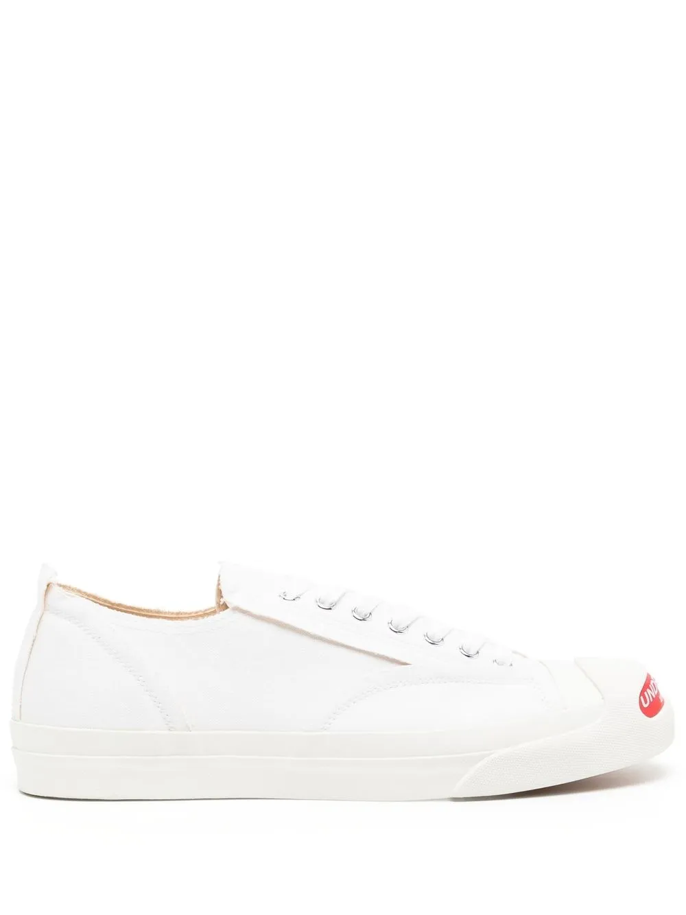 

Undercover tenis con agujetas y puntera de goma - Blanco