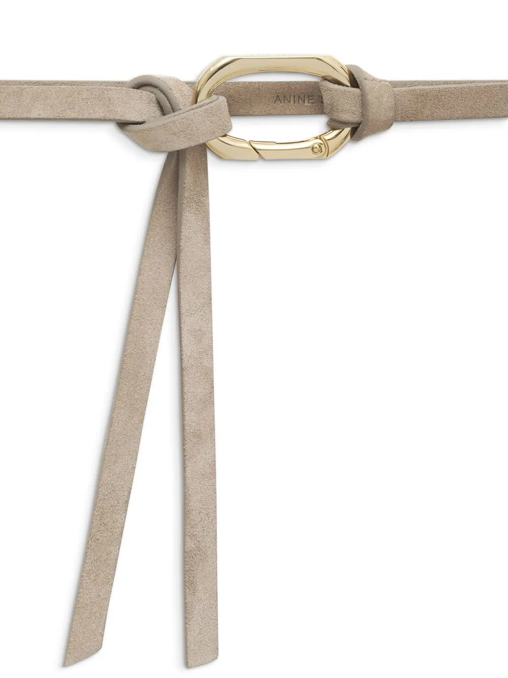 ANINE BING SIGN 绒面皮腰带