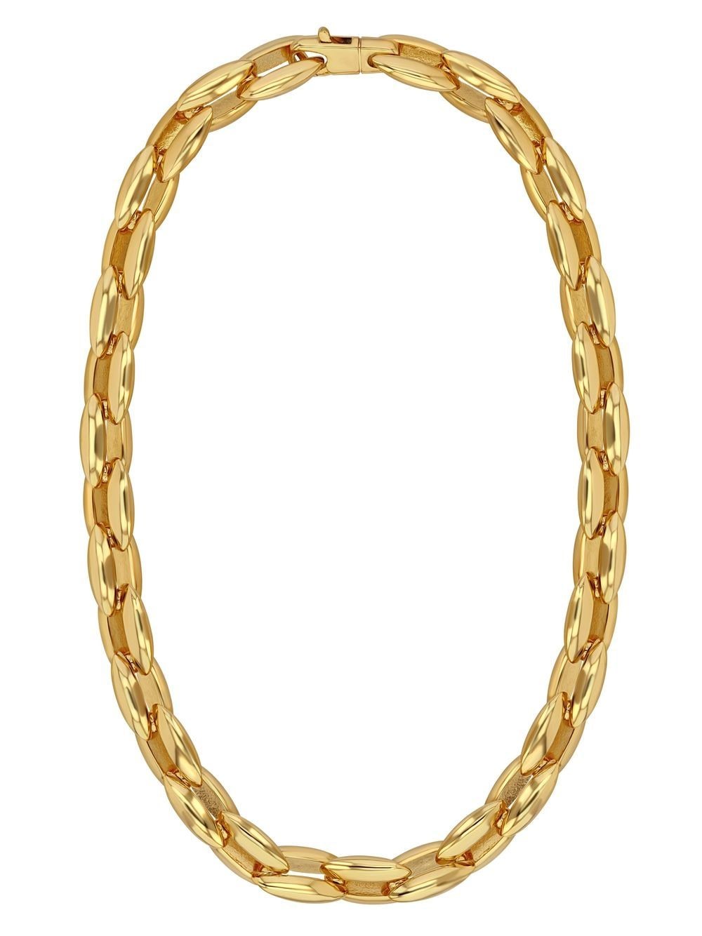 ANINE BING Oval Link necklace - Gold