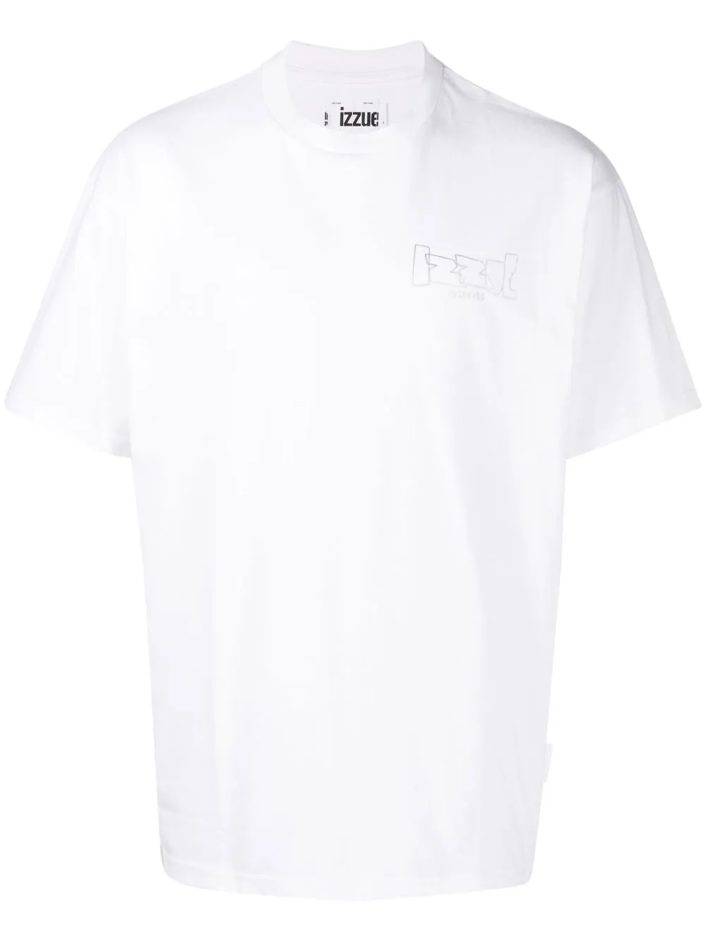 

izzue logo-print cotton T-shirt - White