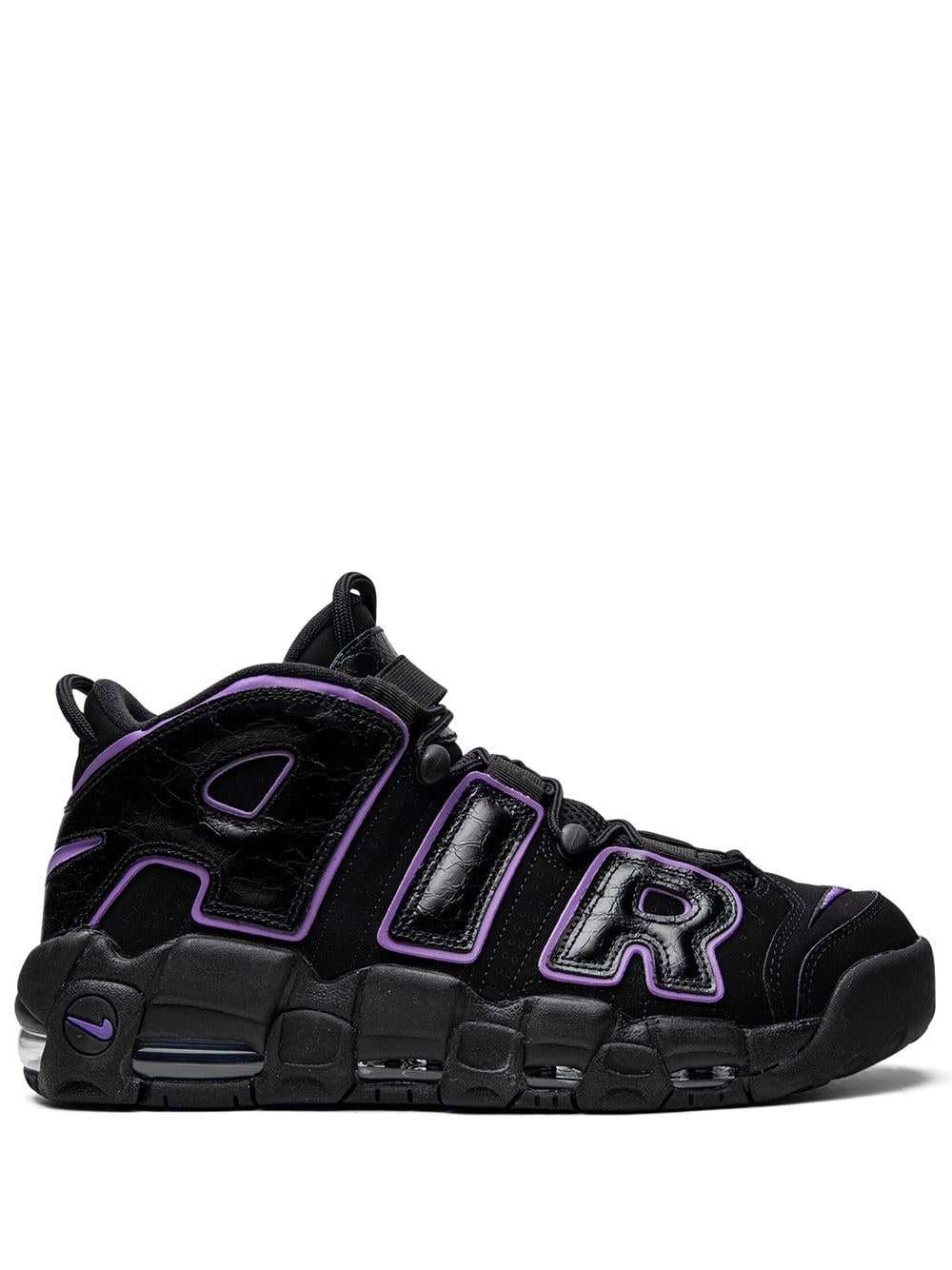 Shop Nike Air More Uptempo '96 "action Grape" Sneakers In Black