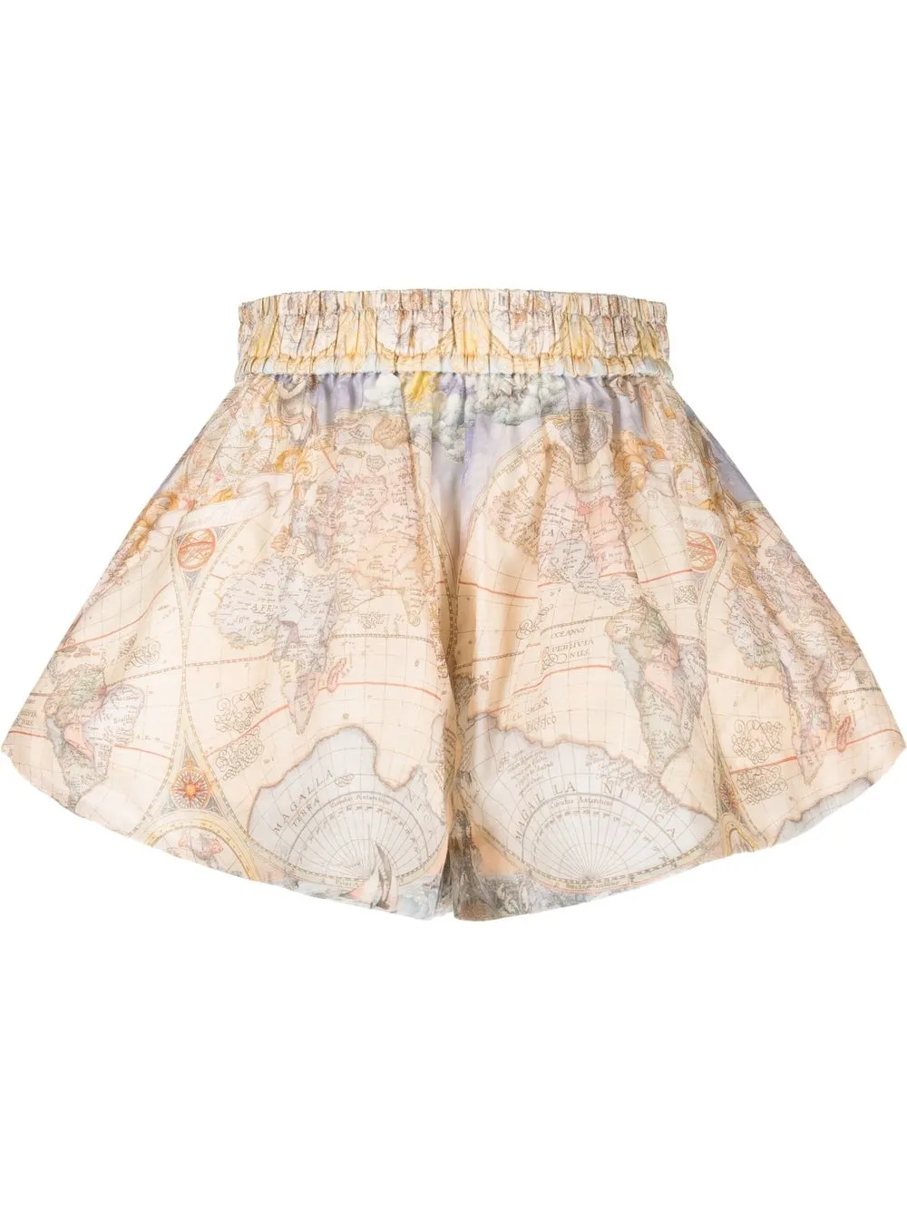 

ZIMMERMANN High Tide elasticated-waist shorts - Neutrals