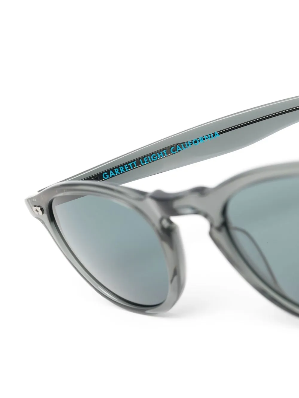 Garrett Leight Runde Hampton Brille In Grey