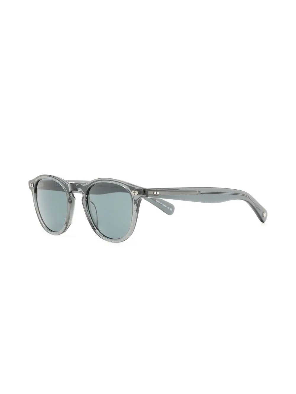 Garrett Leight Hampton bril met rond montuur - Grijs