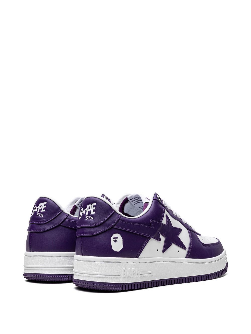 Shop A Bathing Ape Bape Sta #4 M1 "purple" Sneakers