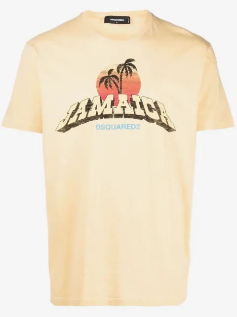 DSQUARED2 t-shirt med grafiskt tryck