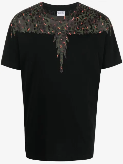 COUNTY OF MILAN Animalier Wings organic cotton T-shirt
