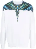 Marcelo Burlon County of Milan Chess Wings crew-neck sweatshirt - White