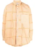 Marcelo Burlon County of Milan inside-out overshirt - Orange
