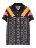 Marcelo Burlon County Of Milan Kids x Kappa graphic-print polo shirt - Black